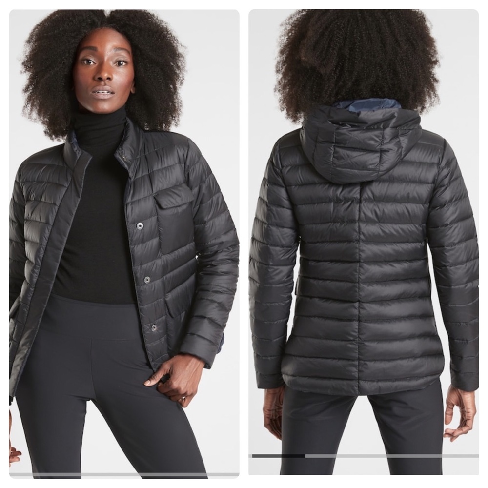 NWT Athleta Pulse Reversible Down Jacket